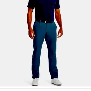 Under Armour Men’s Blue Button Belt Loop Athletic Pant 32